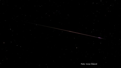 Treću najbolju ovogodišnju fotografija meteora snimio je Riječanin Ivica Ćiković
