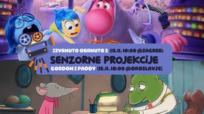 Senzorne projekcije filmova u Zagrebu i Oroslavju