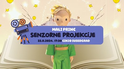 Mali princ na senzornoj projekciji u Centru za kulturu i obrazovanje Susedgrad